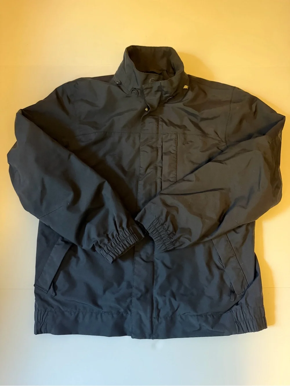 Eddie Bauer Men's Black Windbreaker Jacket